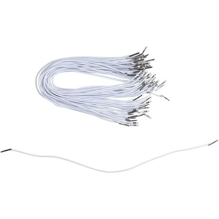 50PCS Elastic Cords with Metal Fastener Elastic String For Making Jewelry Craft 50PCS Elastic Cords with Metal Fastener Elastic String For Making Jewelry Craft
